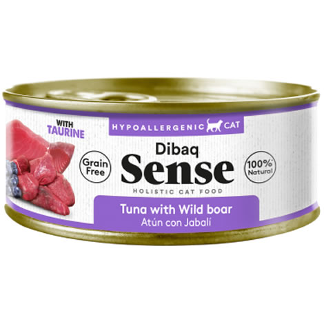 Dibaq sense cat lata atún & jabalí