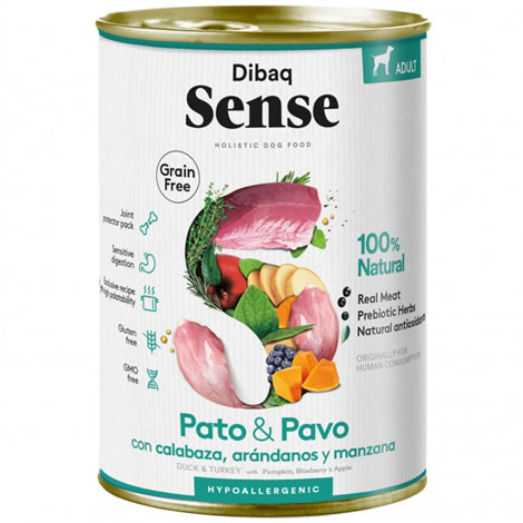 Dibaq Sense Lata Grain Free Pato & Pavo