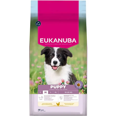 Pienso para perros Eukanuba Puppy Razas Medianas