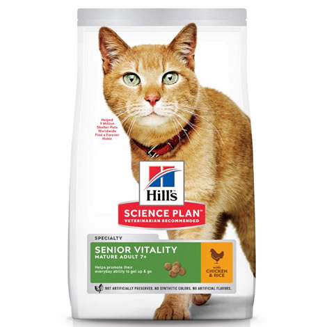Pienso gatos Hills Gato Senior Vitality 7+