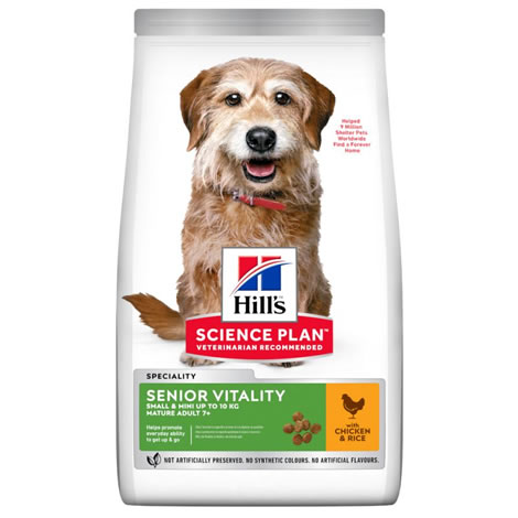 Pienso perros Hills Senior Vitality 7+ Mini