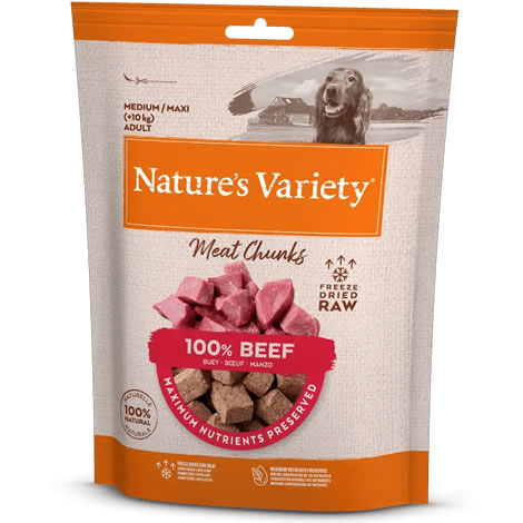 Nature´s Variety Meat Chunks Buey