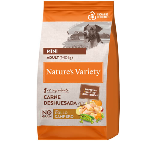 Nature´s Variety No Grain Adult Mini Pollo