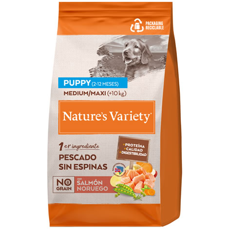 Nature´s Variety No Grain Puppy Salmón