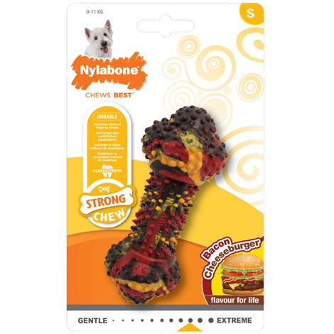 Nylabone bacon cheeseburger S