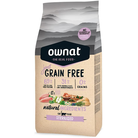 Ownat Cat Just Grain Free Sterilized