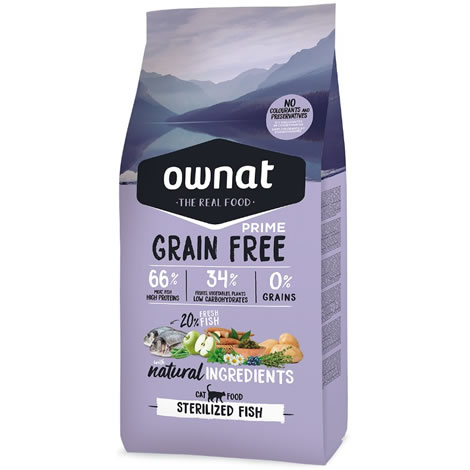 Ownat Cat Prime Grain Free Sterilized Fish