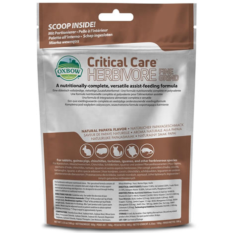Oxbow critical care papaya