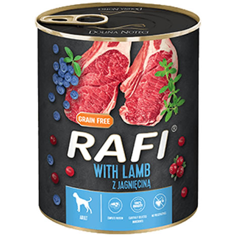 Rafi paté cordero & arándanos 800gr