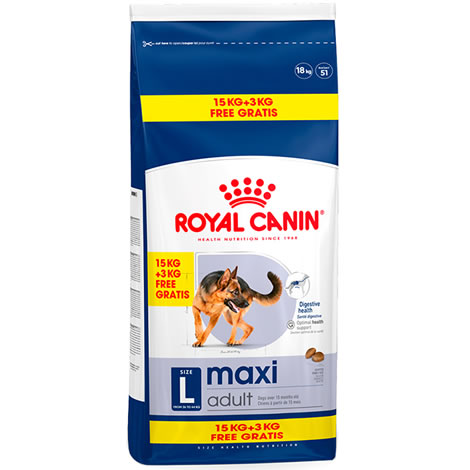 Pienso para perros Royal Canin Maxi Adult 15 + 3kg